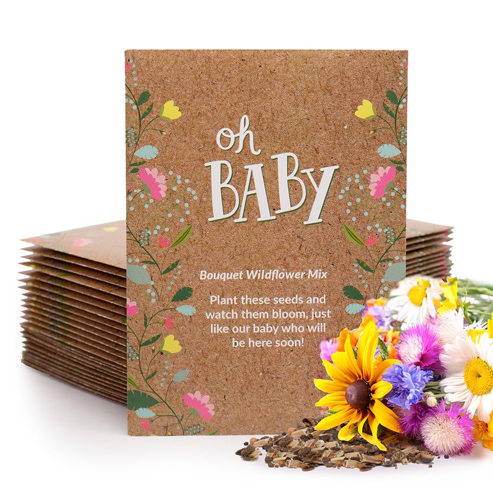 Bentley Seed Co. Oh Baby Wildflower Seed Packets front view