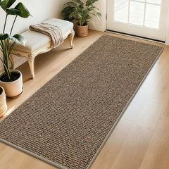 BEQHAUSE Dirt Trapper Door Mat 32" x 72" beige front view