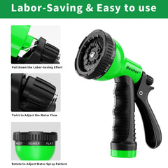 Besiter Garden Hose Nozzle attached to a garden hose