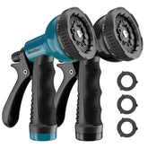 Besiter Garden Hose Nozzle Sprayer front view in blue black