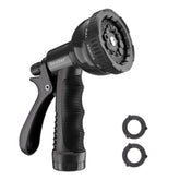 Besiter Garden Hose Nozzle Sprayer front view with ten spray pattern options
