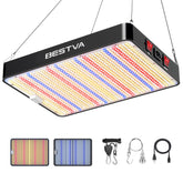 BESTVA DC2000 Grow Light front view with LED diodes