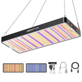 BESTVA DC4000 Grow Light front view with LED bulbs
