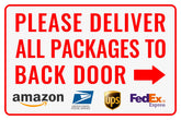 Bestylez Delivery Sign 12x8 inches front view with bright colours