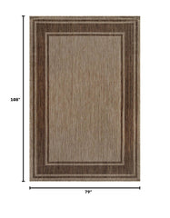 Beverly Rug 6x9 Outdoor Rug on patio