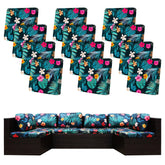BIETYONE Outdoor Cushion Covers 12PCS in Summer Night