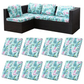 BIETYONE Outdoor Cushion Covers 8 Pcs in Hummingbird design