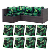 BIETYONE Outdoor Cushion Covers, 8 pcs, Summer design