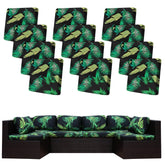 BIETYONE outdoor cushion covers in summer colour, front view