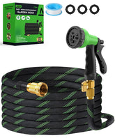 BIGITTA 50ft garden hose green model with spray nozzle