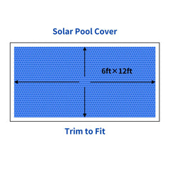 BigXwell solar pool cover protecting a swimming pool