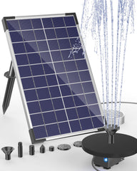 Biling 6.5W solar water pump with solar panel and water pipe
