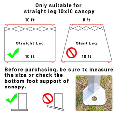 Binding ropes for easy installation on MQoutdoor canopy sidewall