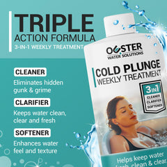 Bio Ouster Cold Plunge Water 32oz back view