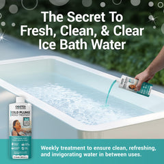 Bio Ouster Cold Plunge Water 32oz side view