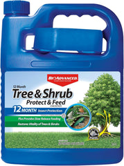 BioAdvanced 12 Month Tree & Shrub Protect and Feed Concentrate 64 oz front view