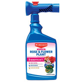 BioAdvanced All-In-One Rose & Flower Plant Care 32 oz bottle front view