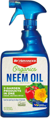 BioAdvanced Neem Oil Spray 24 fl oz front view with trigger sprayer