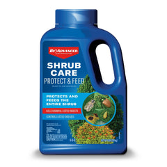 BioAdvanced Shrub Care Protect & Feed Fertilizer 4 lb granules front view