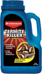 BioAdvanced Termite Killer Granules 9 lb bottle front view