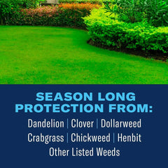 BioAdvanced weed killer granules packaging with label details