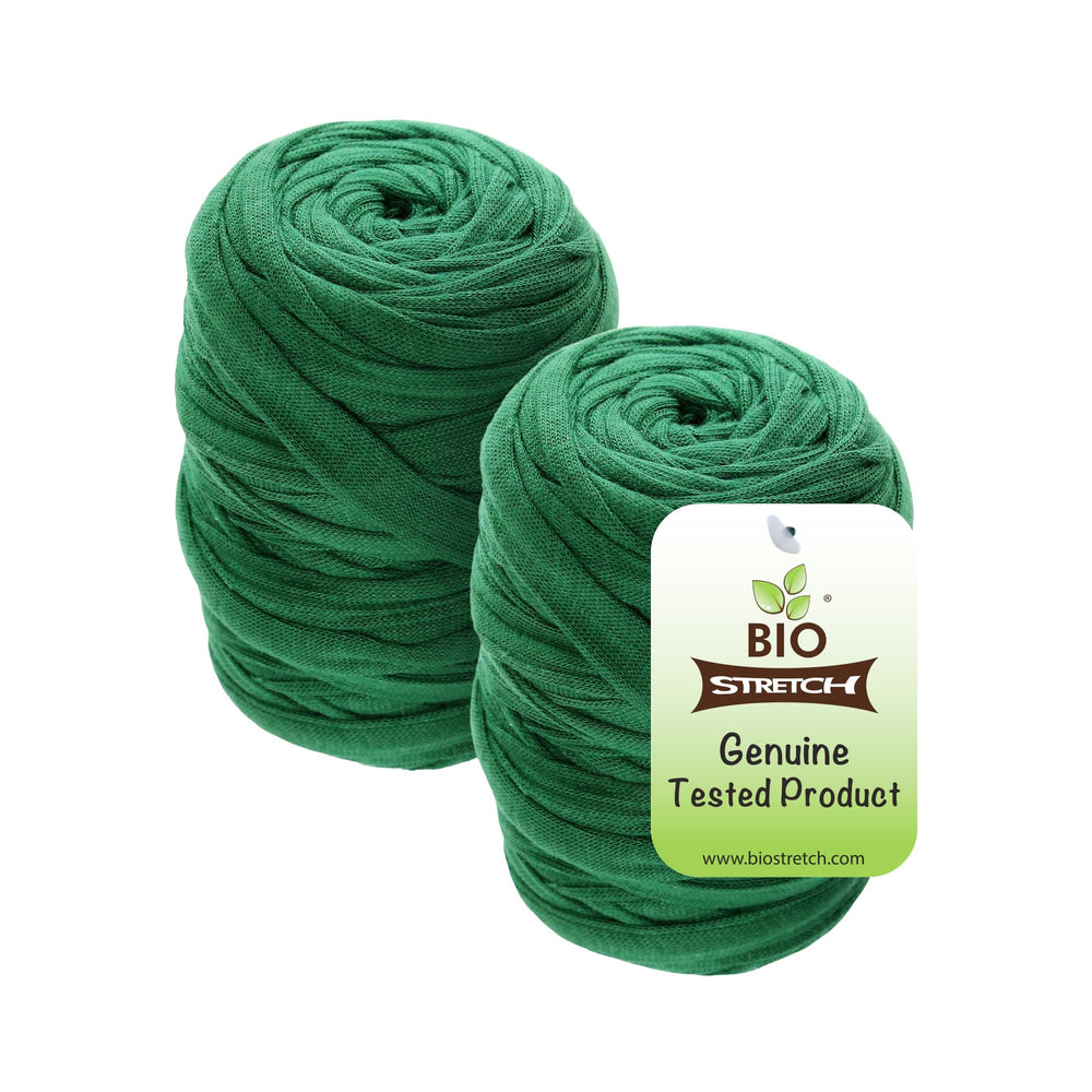 Biostretch Garden Twine green fabric ball front view