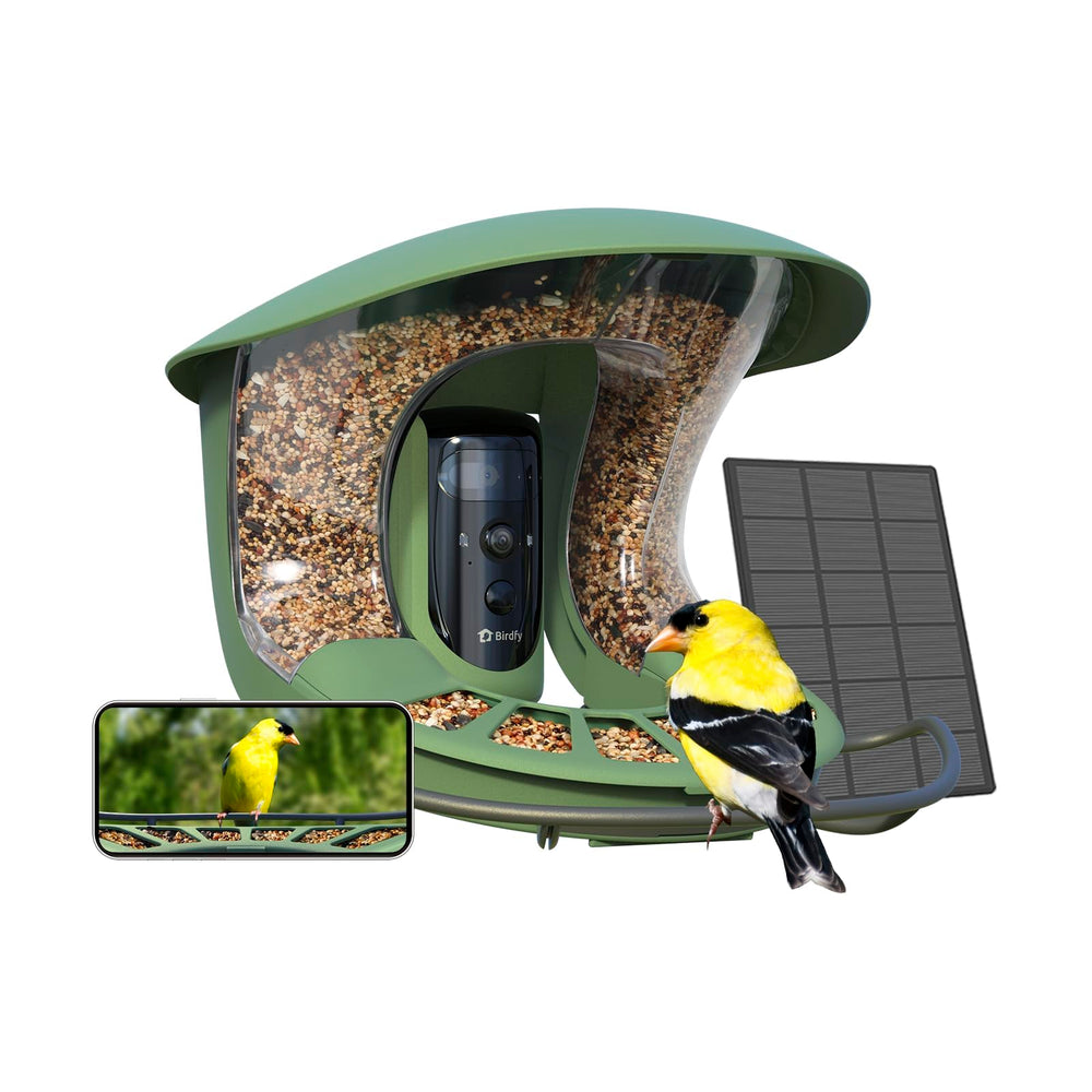 Birdfy 2 Pro Solar Bird Feeder Camera front view
