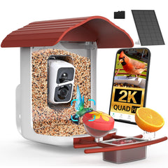 birdsnap PAV Bird Feeder with 2K camera front view