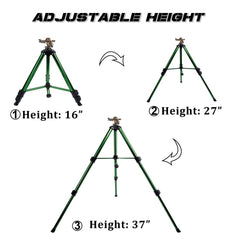 Biswing Impact Sprinkler showing height adjustment