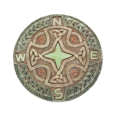 Bits and Pieces Glow in the Dark Stepping Stone Celtic Compass front view