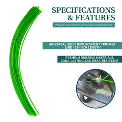 BIUVWVZ 0.155-Inch Heavy Duty Trimmer Line strands close-up