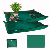 BIUWING 2PCS plant repotting mat in blackish green