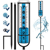 BIUWING adjustable rain gauge 29 inch outdoor water meter