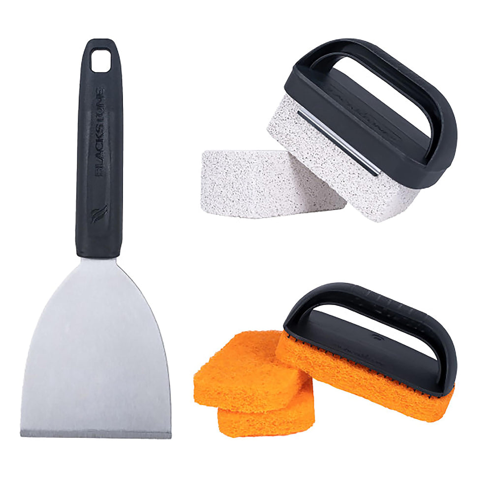BLACKSTONE Griddle Cleaning Kit 8 pieces with scraper and pads