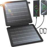 BLAVOR 10W Portable Solar Charger front view with folded design
