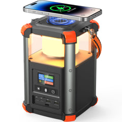BLAVOR Power Bank Station light orange model front view