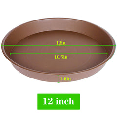 Bleuhome 12-inch plant saucer stacked for easy storage