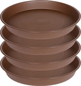 Bleuhome 16-inch plant saucer chocolate colour front view