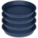 Bleuhome 19-inch plant saucer blue front view