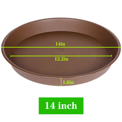 Bleuhome heavy duty plant tray side view