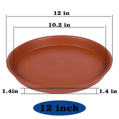 Bleuhome plant saucer showing sturdy plastic material