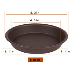 Bleuhome plant saucer showing the size and depth