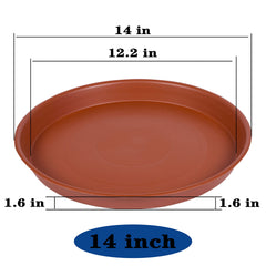 Bleuhome plant saucer showing the waterproof design