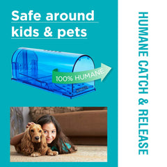 blinc humane mouse trap blue side view