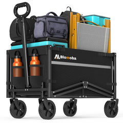 Blomoba Collapsible Wagon Cart unfolded front view