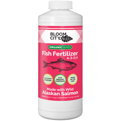 Bloom City Organic Wild Fish Fertilizer 32 oz front view