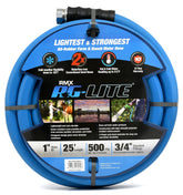 BLUBIRD AG-LITE 1 x 25' Rubber Garden Hose blue front view