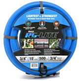BLUBIRD AG-LITE 3/4" x 10' Rubber Garden Hose front view