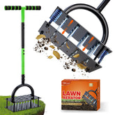 Bluesea Lawn Aerator front view with 16 spikes