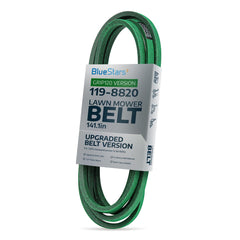 BlueStars 119-8820 Deck Belt front view showing green design